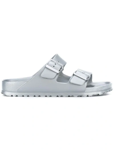 Birkenstock Women's Arizona Eva Essentials Slide Sandals In Silver/silver