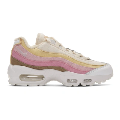Nike Air Max 95 Qs The Plant Color Collection Sneaker In Lemon Wash/ Plum Chalk/ Plum
