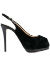 Giuseppe Zanotti Sharon Slingback Pumps - Black