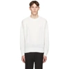 OUR LEGACY OUR LEGACY WHITE SMOOTH CABLE SWEATER