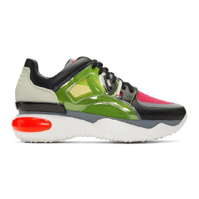 Fendi Transparent Running Low Top Sneakers In Multicolor