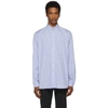 GIVENCHY GIVENCHY BLUE AND WHITE STRIPED ATELIER GIVENCHY SHIRT