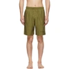 GIVENCHY GIVENCHY KHAKI LOGO SWIM SHORTS