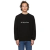 Givenchy Embroidered Logo Wool Sweater In Black