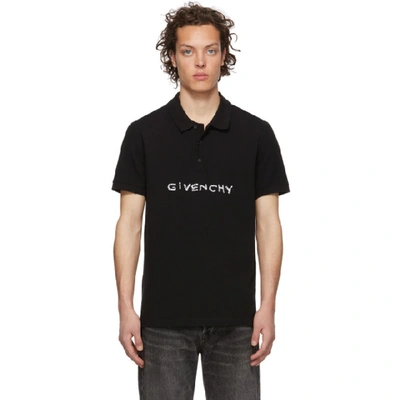 Givenchy Logo Print Logo Shirt - 黑色 In Black