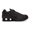 Nike Men's Shox R4 Running Sneakers From Finish Line In Black