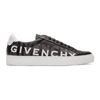 GIVENCHY Black & White Embroidered Urban Street Trainers