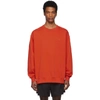 ACNE STUDIOS ACNE STUDIOS RED OVERSIZED FORBA FACE SWEATSHIRT