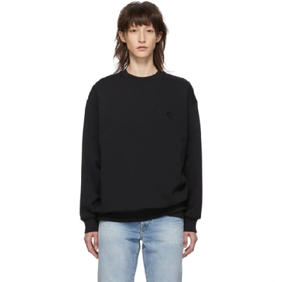 Acne Studios 黑色 Fairview Face 运动衫 In Black