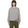 ACNE STUDIOS ACNE STUDIOS GREY OVERSIZED FORBA FACE SWEATSHIRT