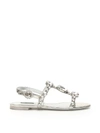 DOLCE & GABBANA CRYSTAL SANDALS,10961973