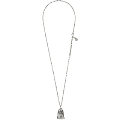 Gucci Silver  Ghost Necklace In 0701 Silr