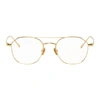 LINDA FARROW LUXE LINDA FARROW LUXE GOLD 977 C8 SQUARE GLASSES