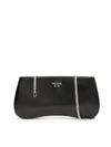 PRADA BRUSHED CALFSKIN SIDONIE CLUTCH,10962202