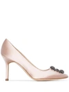 MANOLO BLAHNIK HANGISI 90MM PUMPS