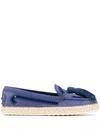 TOD'S TASSEL ESPADRILLES