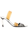 PROENZA SCHOULER PYTHON EMBOSSED SLINGBACK PUMPS