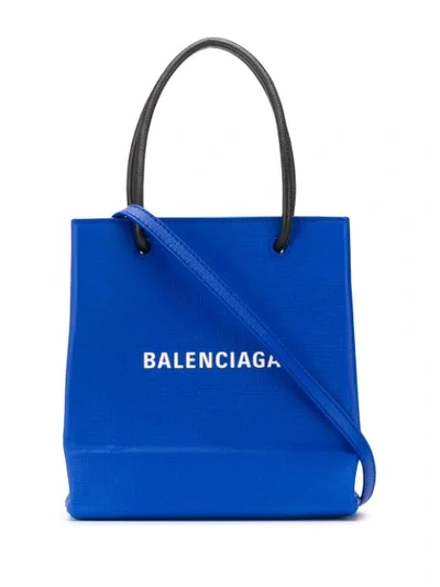 Balenciaga Shopping Tote Xxs In Blue