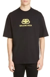 BALENCIAGA BB GRAPHIC T-SHIRT,578139TEV48