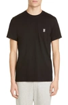 BURBERRY PARKER EMBROIDERED LOGO T-SHIRT,8014020