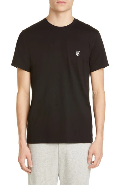 Burberry Black Tb Monogram New Parker T-shirt