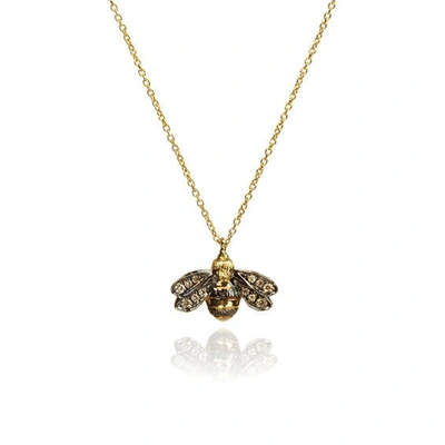 Annoushka Love Diamonds 18ct Yellow-gold Bee Pendant Necklace