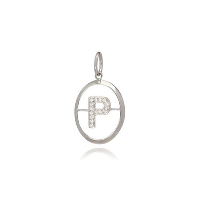 Annoushka White Gold And Diamond P Pendant