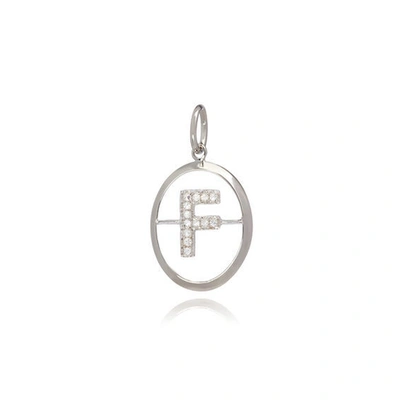 Annoushka White Gold And Diamond F Pendant