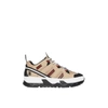Burberry The Union Logo Platform Sneaker In Beige