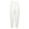 ALEXANDER MCQUEEN IVORY TAPERED WOOL-BLEND TROUSERS,3500290