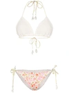 ZIMMERMANN floral and crochet mix-match bikini