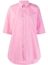 BALENCIAGA BALENCIAGA 短袖衬衫 - 粉色