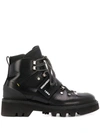 DSQUARED2 TOUCH STRAP ANKLE BOOTS
