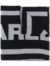 DSQUARED2 LOGO KNITTED SCARF
