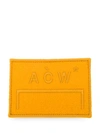 A-cold-wall* Embroidered Logo Patch In Yellow