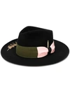 NICK FOUQUET NICK FOUQUET FELT FEDORA - BLACK