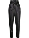 ADAM LIPPES HIGH-WAISTED TAPERED TROUSERS