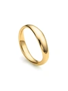 Monica Vinader Gold Plated Vermeil Silver Nura Reef Stacking Ring In Gold