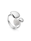 MONICA VINADER NURA PEBBLE CLUSTER DIAMOND RING