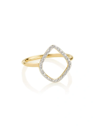 MONICA VINADER RIVA DIAMOND HOOP RING