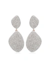 MONICA VINADER NURA DOUBLE TEARDROP COCKTAIL DIAMOND EARRINGS