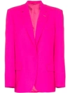 ATTICO ATTICO 超大款单排扣西装夹克 - 粉色