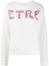 ETRO ETRO LOGO SWEATSHIRT - WHITE