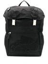 ETRO ETRO EMBROIDERED DETAIL BACKPACK - BLACK