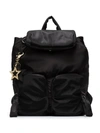 See By Chloé Zipped Pocket Backpack In Black