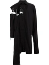 A-COLD-WALL* CUT-OUT DETAIL ASYMMETRIC COAT