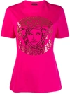 Versace Medusa Head T-shirt In Pink