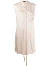 ANN DEMEULEMEESTER SLEEVELESS SHIRT DRESS