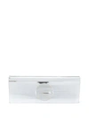Roberto Di Stefano Metallic Clutch - Silver In Silver