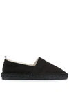 Castaã±er Suede Espadrilles In Black